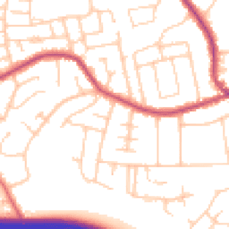 Daytime road noise heatmap for SK7 1DH