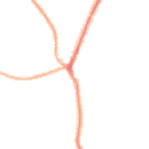 Night-time road noise heatmap for SK7 1JN