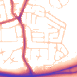 Daytime road noise heatmap for SK7 1LB