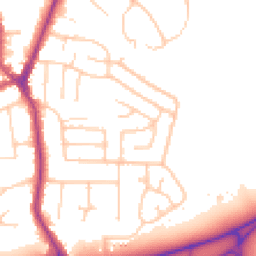 Daytime road noise heatmap for SK7 1LD