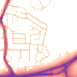 Daytime road noise heatmap for SK7 1LF