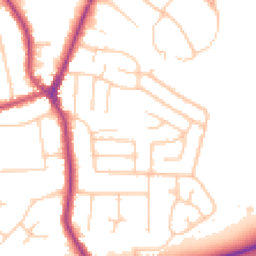 Daytime road noise heatmap for SK7 1LJ