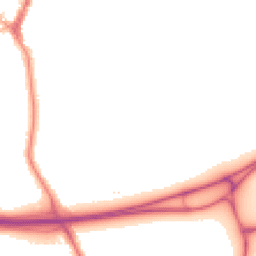 Night-time road noise heatmap for SK7 1NB