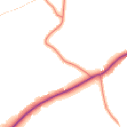 Daytime road noise heatmap for SK7 1RQ