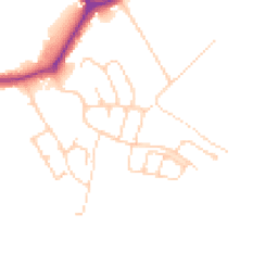 Daytime road noise heatmap for SK7 1SA