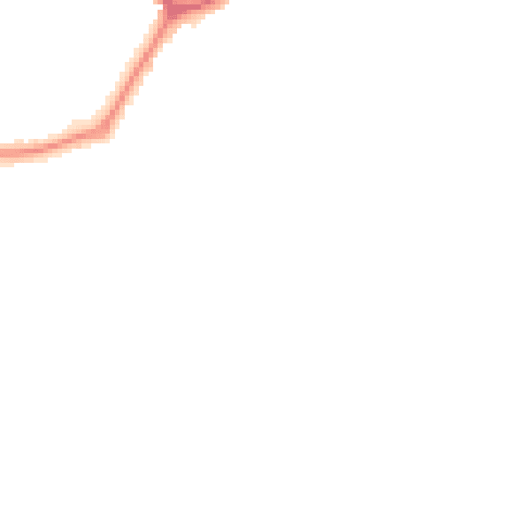 Night-time road noise heatmap for SK7 1SA