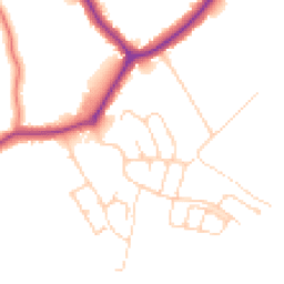 Daytime road noise heatmap for SK7 1SG