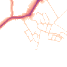 Daytime road noise heatmap for SK7 1ST