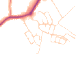 Daytime road noise heatmap for SK7 1SU