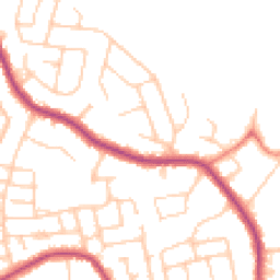 Daytime road noise heatmap for SK7 2AR