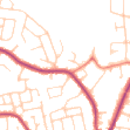 Daytime road noise heatmap for SK7 2AS
