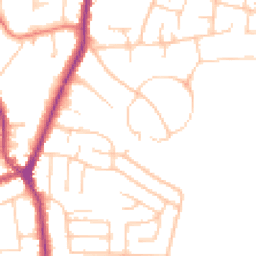 Daytime road noise heatmap for SK7 2EU