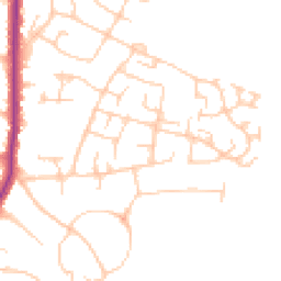 Daytime road noise heatmap for SK7 2HQ