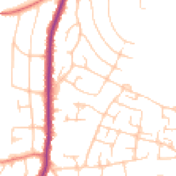 Daytime road noise heatmap for SK7 2JG