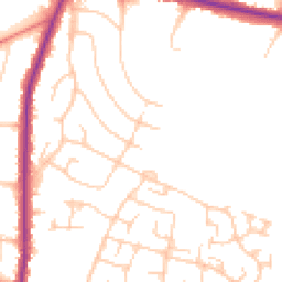 Daytime road noise heatmap for SK7 2JP