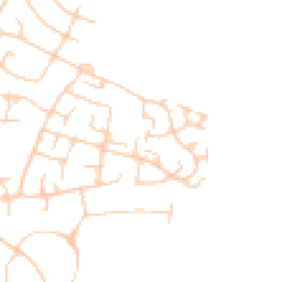 Daytime road noise heatmap for SK7 2LN