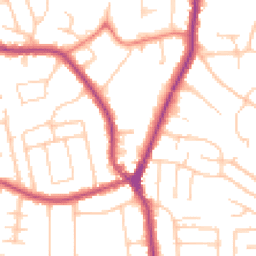 Daytime road noise heatmap for SK7 2RB