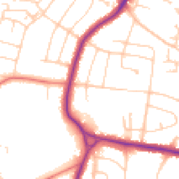 Daytime road noise heatmap for SK7 3BR