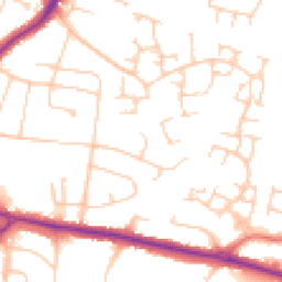 Daytime road noise heatmap for SK7 3BX