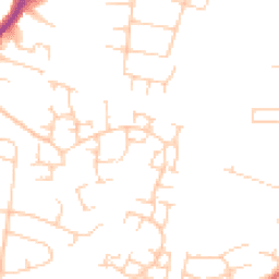 Daytime road noise heatmap for SK7 3DE