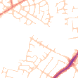 Daytime road noise heatmap for SK7 3DU