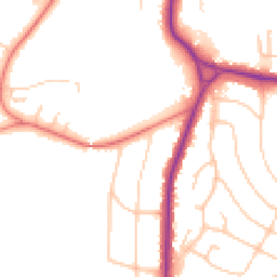 Daytime road noise heatmap for SK7 3EL