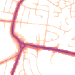 Daytime road noise heatmap for SK7 3HG