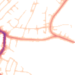 Daytime road noise heatmap for SK7 3LX