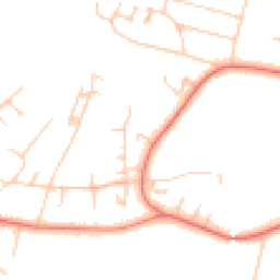 Daytime road noise heatmap for SK7 3NJ
