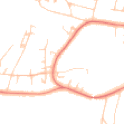 Daytime road noise heatmap for SK7 3NP