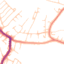 Daytime road noise heatmap for SK7 3NZ