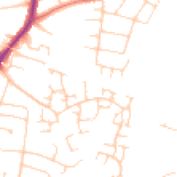 Daytime road noise heatmap for SK7 3PN