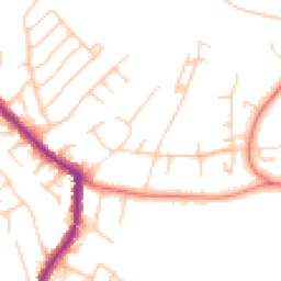 Daytime road noise heatmap for SK7 3PS