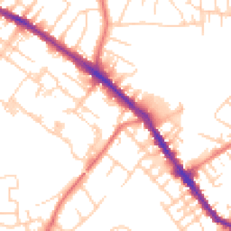 Daytime road noise heatmap for SK7 4AL