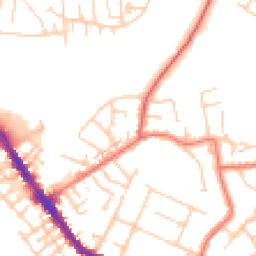 Daytime road noise heatmap for SK7 4BR