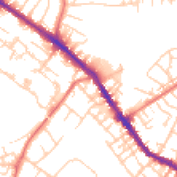 Daytime road noise heatmap for SK7 4DU