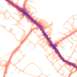 Daytime road noise heatmap for SK7 4DY
