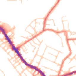 Daytime road noise heatmap for SK7 4JJ