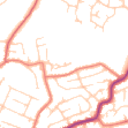 Daytime road noise heatmap for SK7 4LB