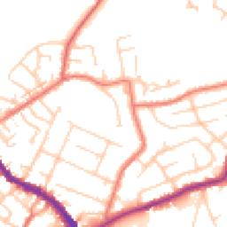 Daytime road noise heatmap for SK7 4LH