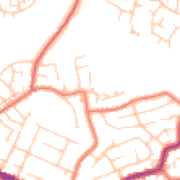 Daytime road noise heatmap for SK7 4LP