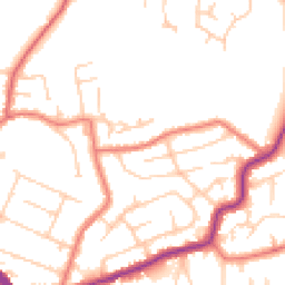 Daytime road noise heatmap for SK7 4NT