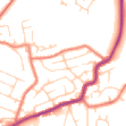 Daytime road noise heatmap for SK7 4PA