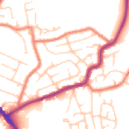 Daytime road noise heatmap for SK7 4QG