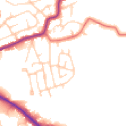 Daytime road noise heatmap for SK7 4RX