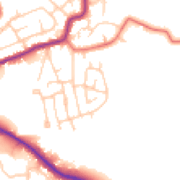 Daytime road noise heatmap for SK7 4RY