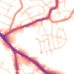 Daytime road noise heatmap for SK7 4SN