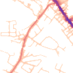 Daytime road noise heatmap for SK7 5AP