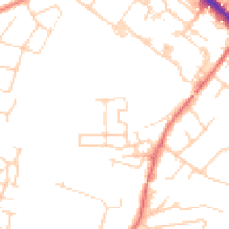 Daytime road noise heatmap for SK7 5EL