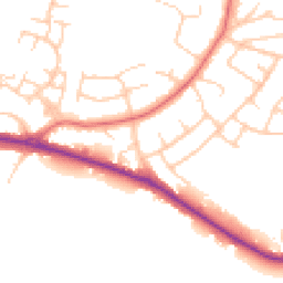 Daytime road noise heatmap for SK7 5HE